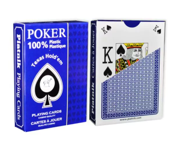 Veroorloven Pluche pop handicap Poker Speelkaarten 100% plastiek - Bestel online bij Lotana !