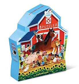 Dag op de boerderij puzzel 4+