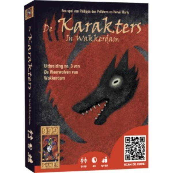 Bijproduct Tien jaar Kanon De Weerwolven van Wakkerdam - Karakters (999 Games)